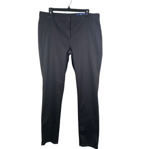 IZOD Pants Youth Size 15 Black Chino Approved Schoolwear Easy Care Pockets NWT